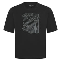 Colorado Rockies Levelwear Sunrise Luxe Signature Knit T-Shirt | MLB Online
