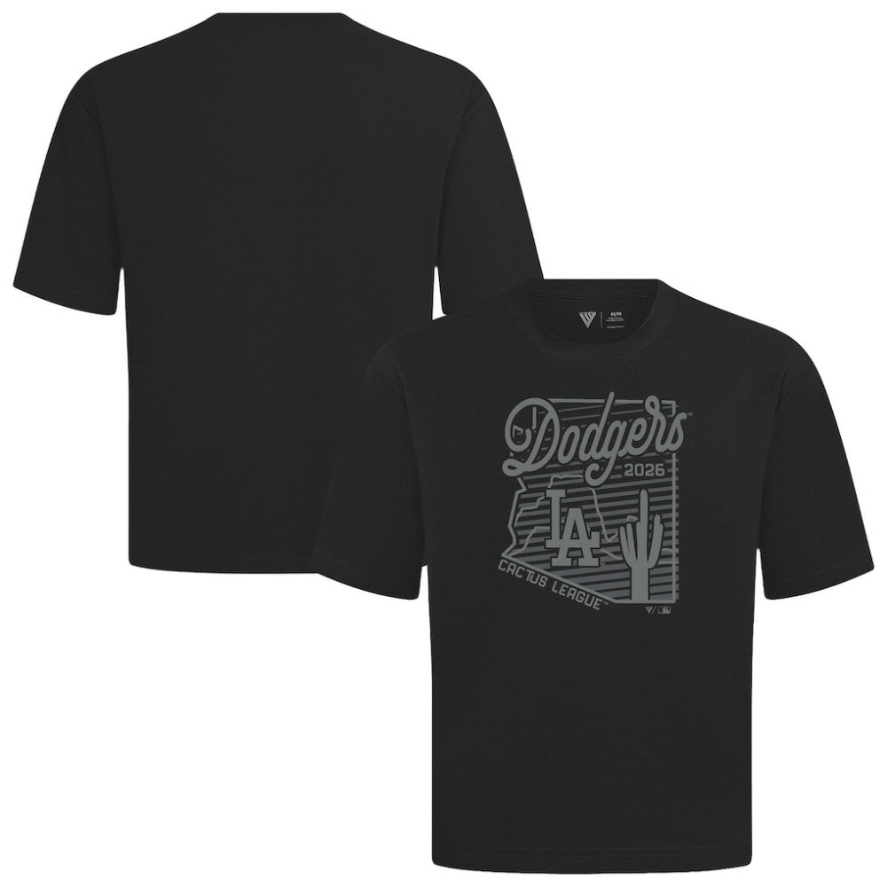 Los Angeles Dodgers Levelwear Sunrise Luxe Signature Knit T-Shirt | MLB For sale