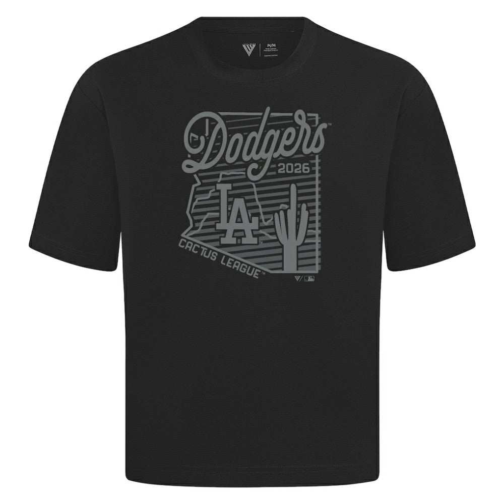 Los Angeles Dodgers Levelwear Sunrise Luxe Signature Knit T-Shirt | MLB For sale
