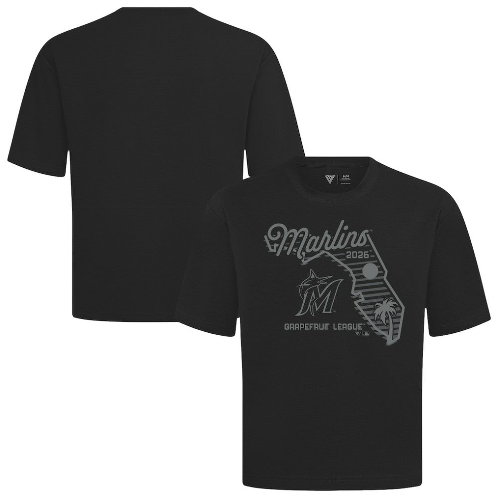 Miami Marlins Levelwear Sunrise Luxe Signature Knit T-Shirt | MLB For sale