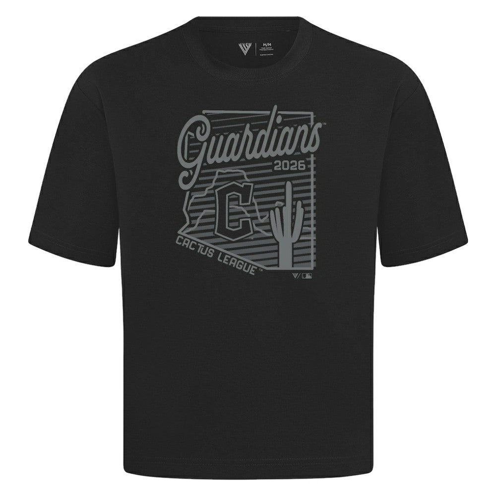 Cleveland Guardians Levelwear Sunrise Luxe Signature Knit T-Shirt | MLB Online