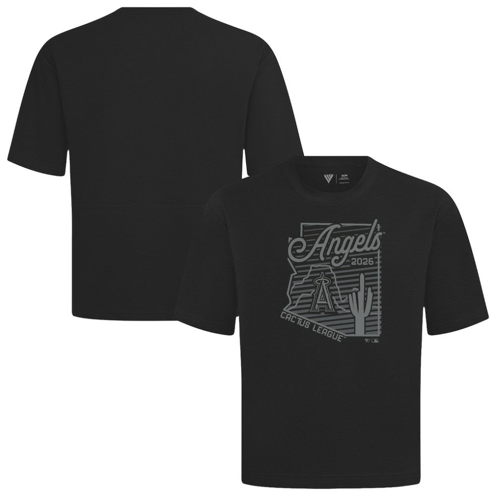 Los Angeles Angels Levelwear Sunrise Luxe Signature Knit T-Shirt | MLB Sale