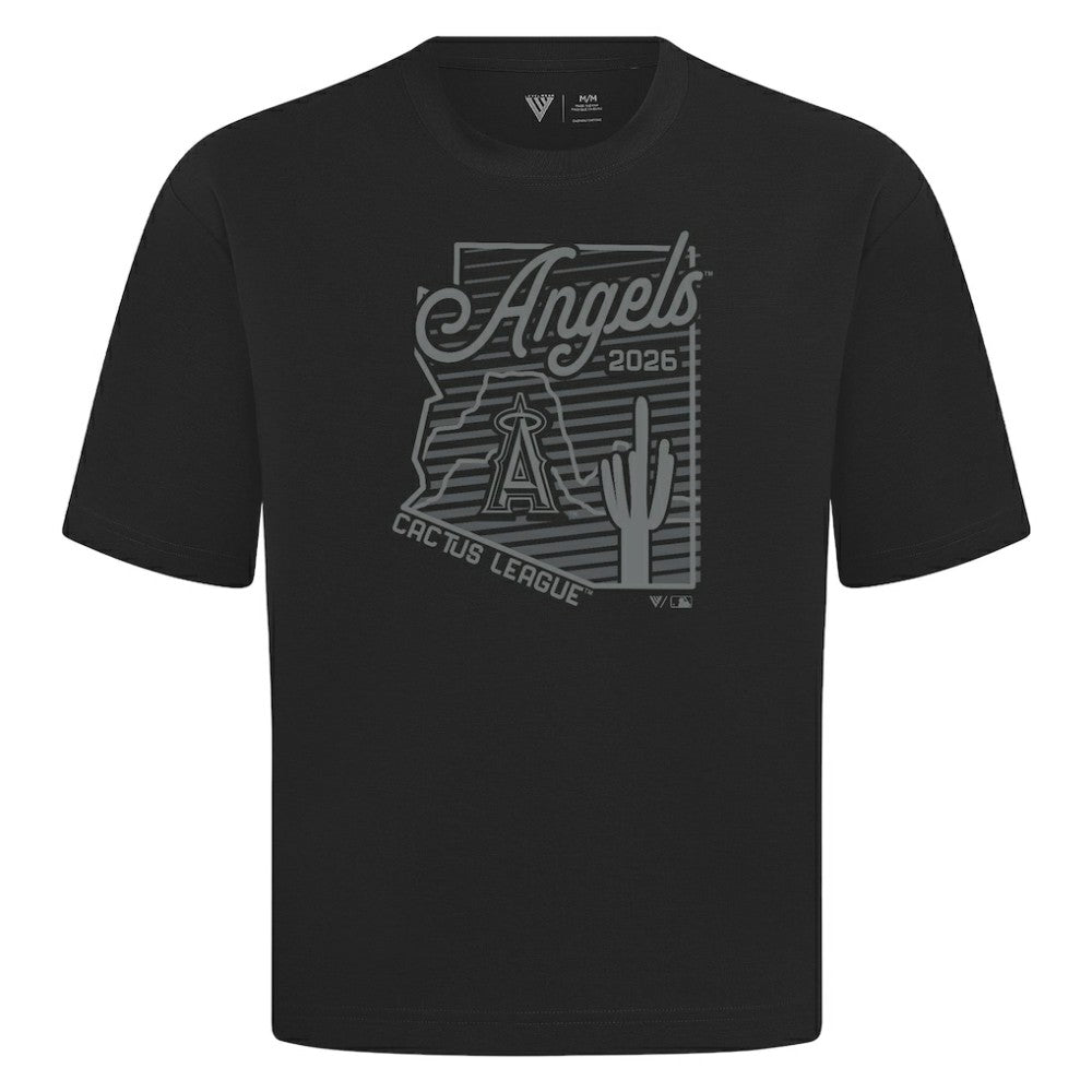 Los Angeles Angels Levelwear Sunrise Luxe Signature Knit T-Shirt | MLB Sale