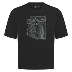 Los Angeles Angels Levelwear Sunrise Luxe Signature Knit T-Shirt | MLB Sale