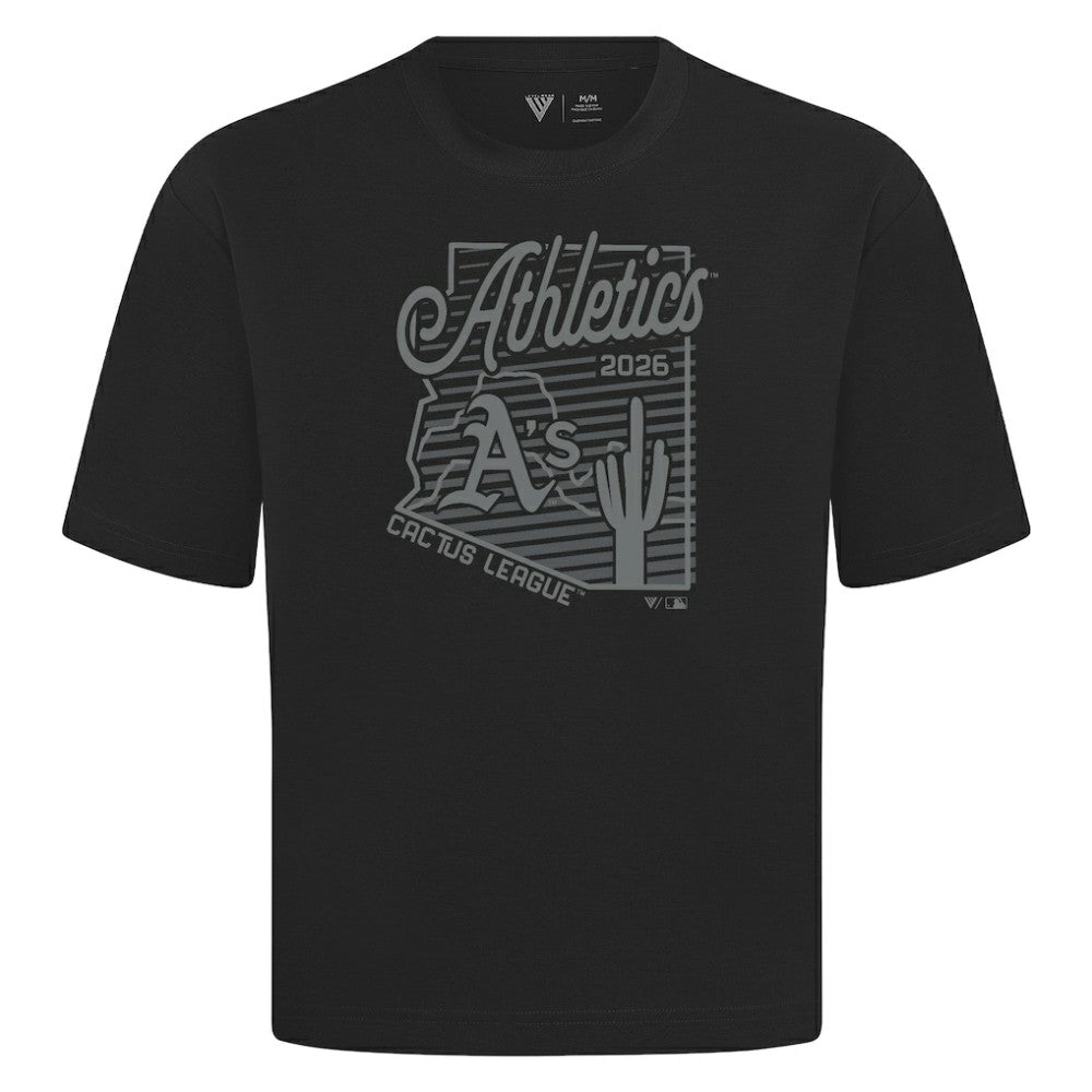 Athletics Levelwear Sunrise Luxe Signature Knit T-Shirt | MLB Sale