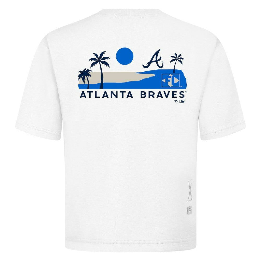 Atlanta Braves Levelwear Panoramic Luxe Signature Knit T-Shirt | MLB Outlet