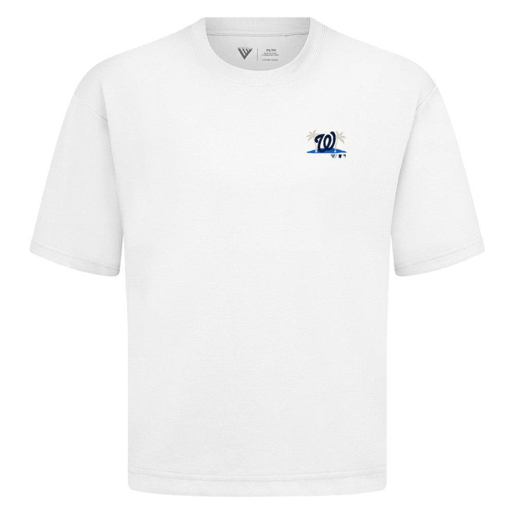 Washington Nationals Levelwear Panoramic Luxe Signature Knit T-Shirt | MLB On Sale