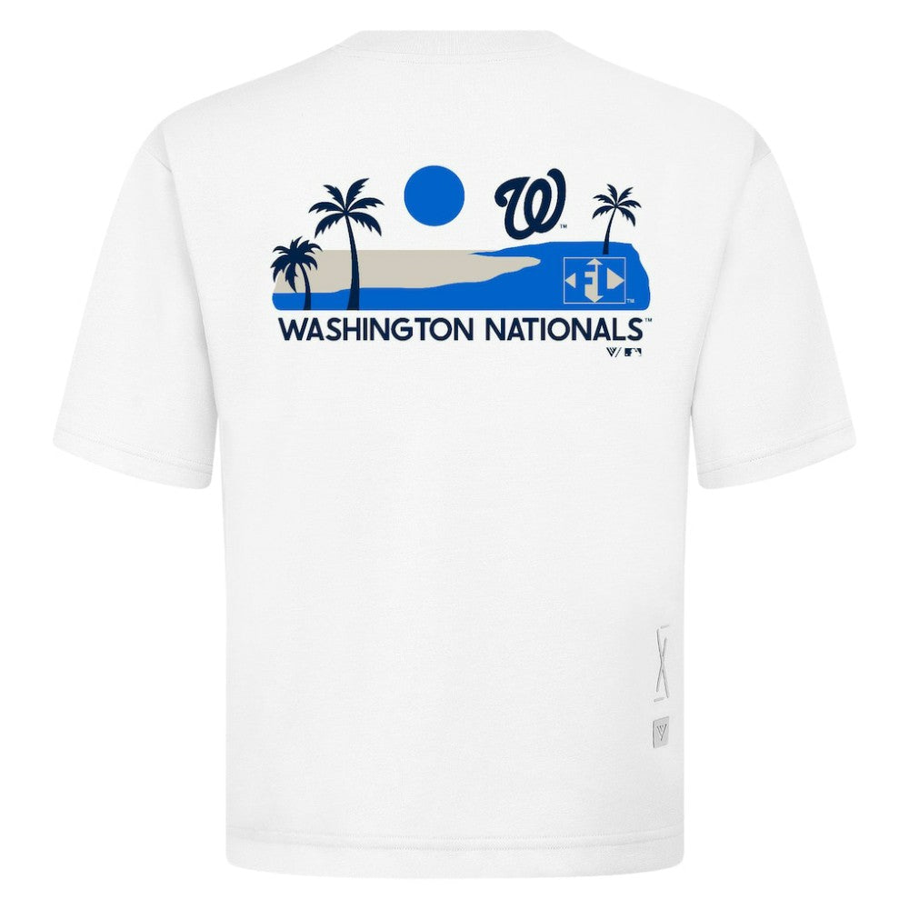 Washington Nationals Levelwear Panoramic Luxe Signature Knit T-Shirt | MLB On Sale