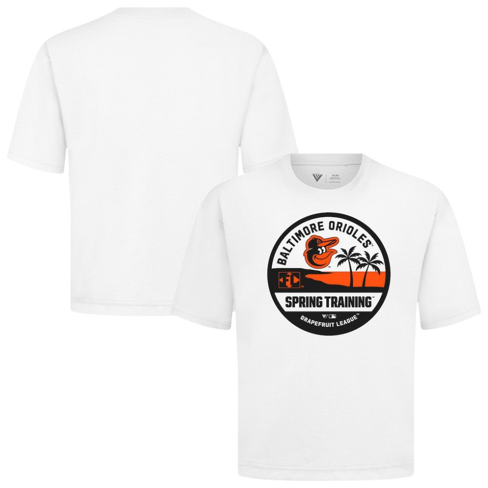 Baltimore Orioles Levelwear Spring Training Badge Luxe Signature Knit T-Shirt | MLB Sale