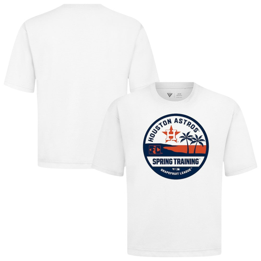 Houston Astros Levelwear Spring Training Badge Luxe Signature Knit T-Shirt | MLB Shop