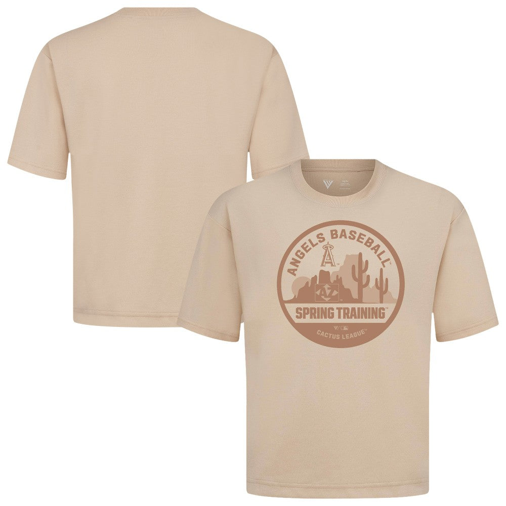 Los Angeles Angels Levelwear Spring Training Badge Luxe Signature Knit T-Shirt | MLB Near me