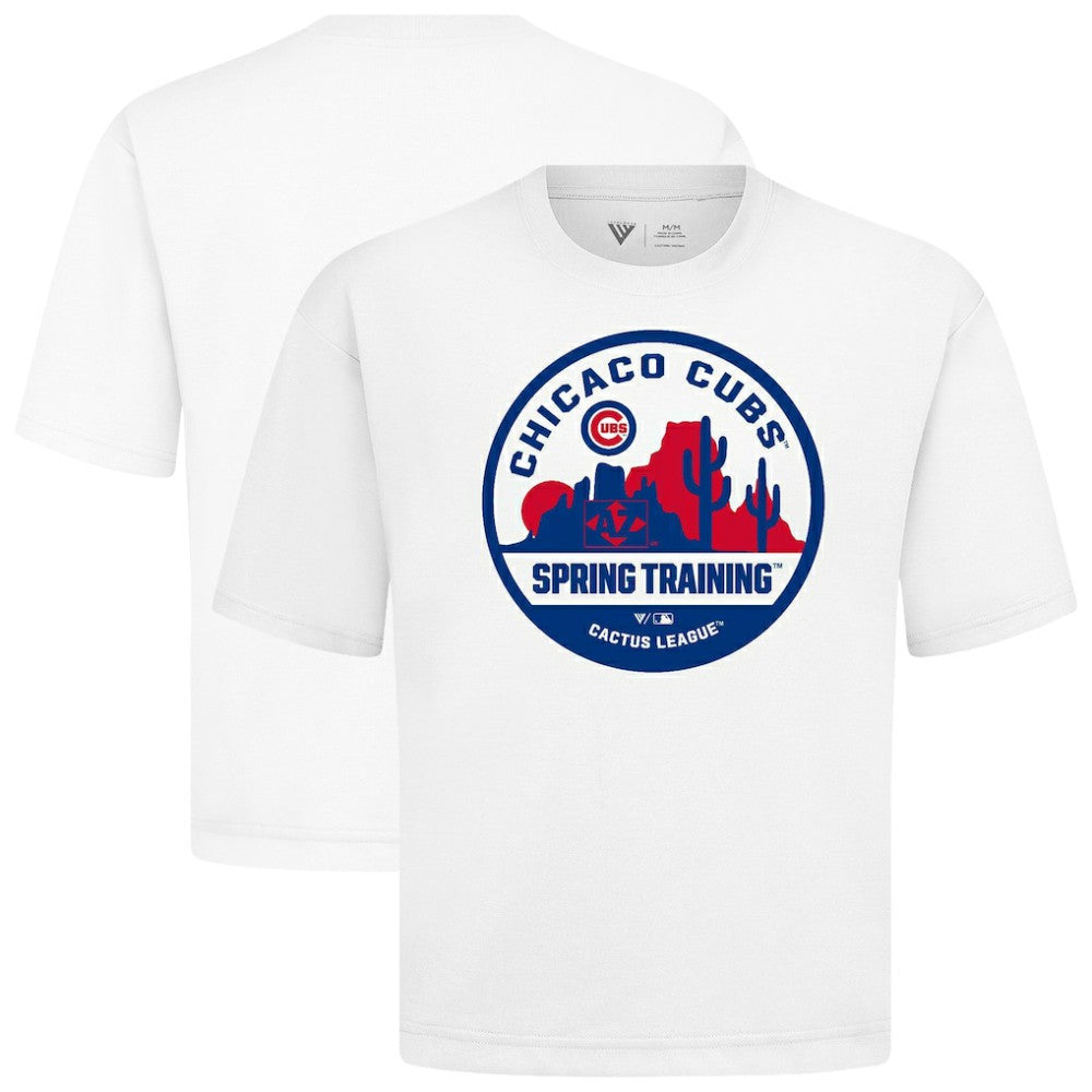 Chicago Cubs Levelwear Spring Training Badge Luxe Signature Knit T-Shirt | MLB Near me