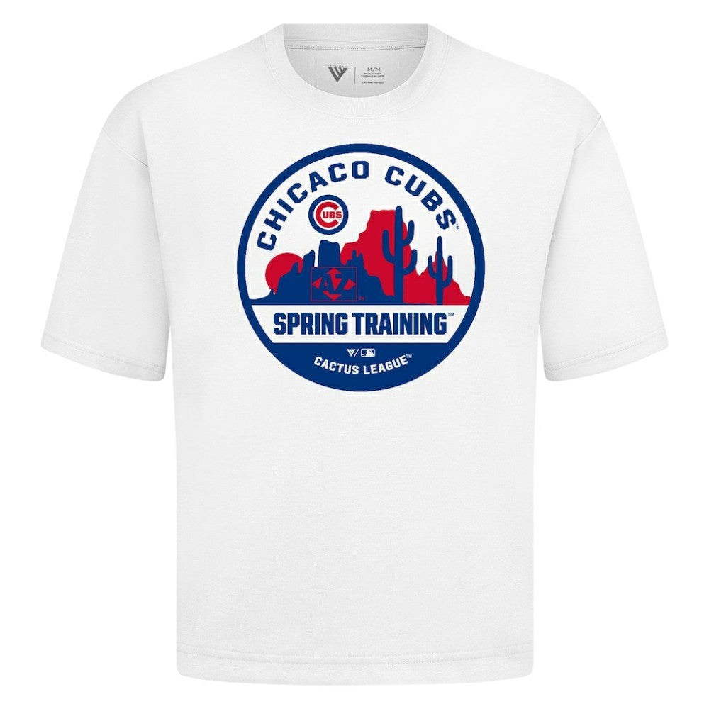 Chicago Cubs Levelwear Spring Training Badge Luxe Signature Knit T-Shirt | MLB Near me