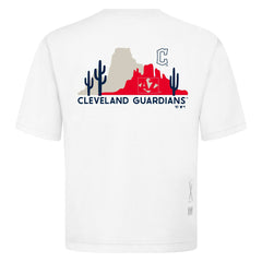 Cleveland Guardians Levelwear Panoramic Luxe Signature Knit T-Shirt | MLB Outlet