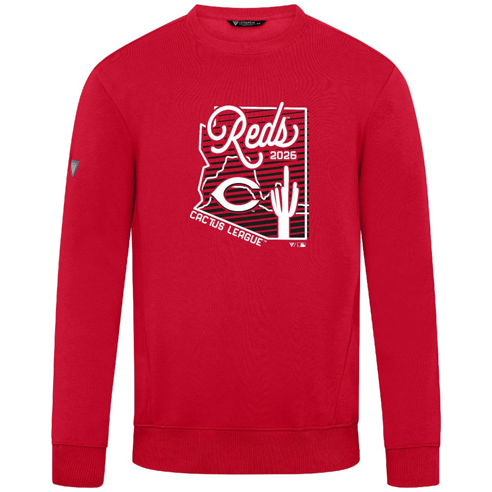 Cincinnati Reds Levelwear Zane Sunrise Sweatshirt | MLB US