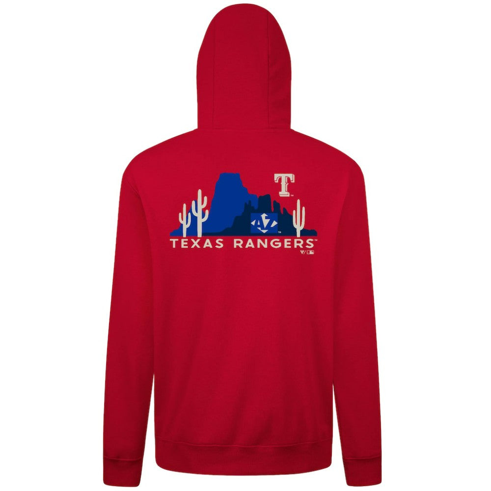 Texas Rangers Levelwear Panoramic Podium Hoodie | MLB Discount
