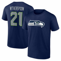 Seattle Seahawks  Devon Witherspoon  Icon Name & Number T-Shirt