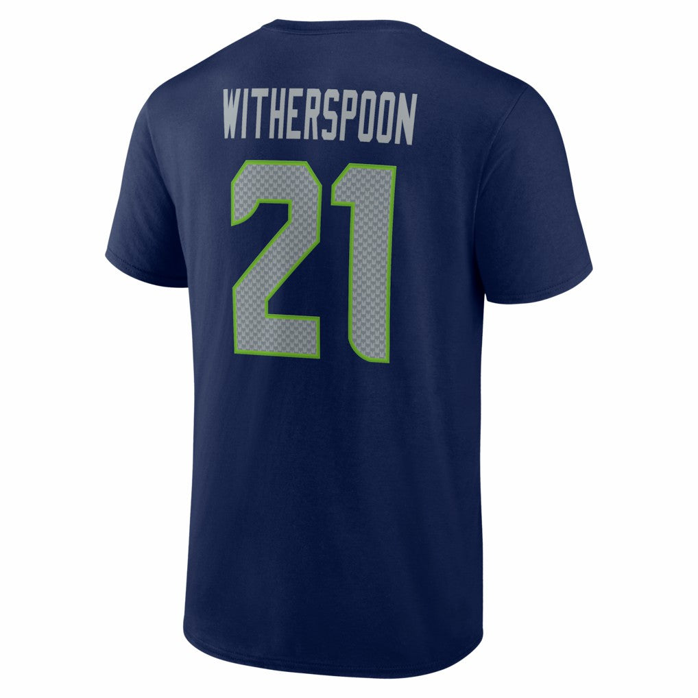Seattle Seahawks  Devon Witherspoon  Icon Name & Number T-Shirt