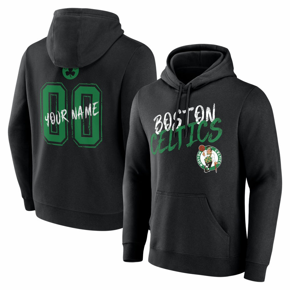 Boston Celtics Big & Tall Hustle Personalized Name & Number Hoodie Online
