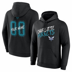 Charlotte Hornets Big & Tall Hustle Personalized Name & Number Hoodie New