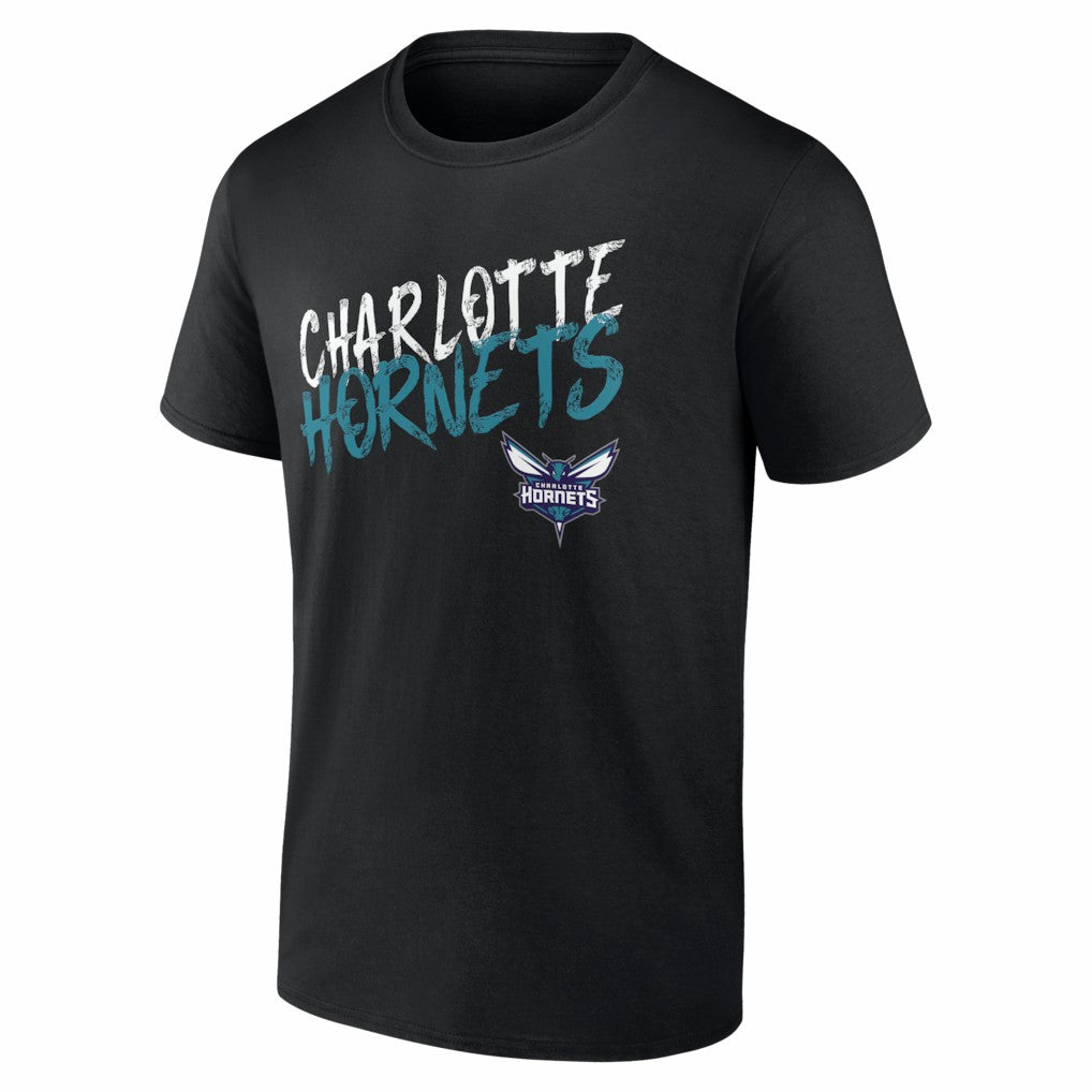 Charlotte Hornets Big & Tall Hustle Personalized Name & Number T-Shirt On Sale