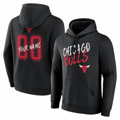 Chicago Bulls Big & Tall Hustle Personalized Name & Number Hoodie Online