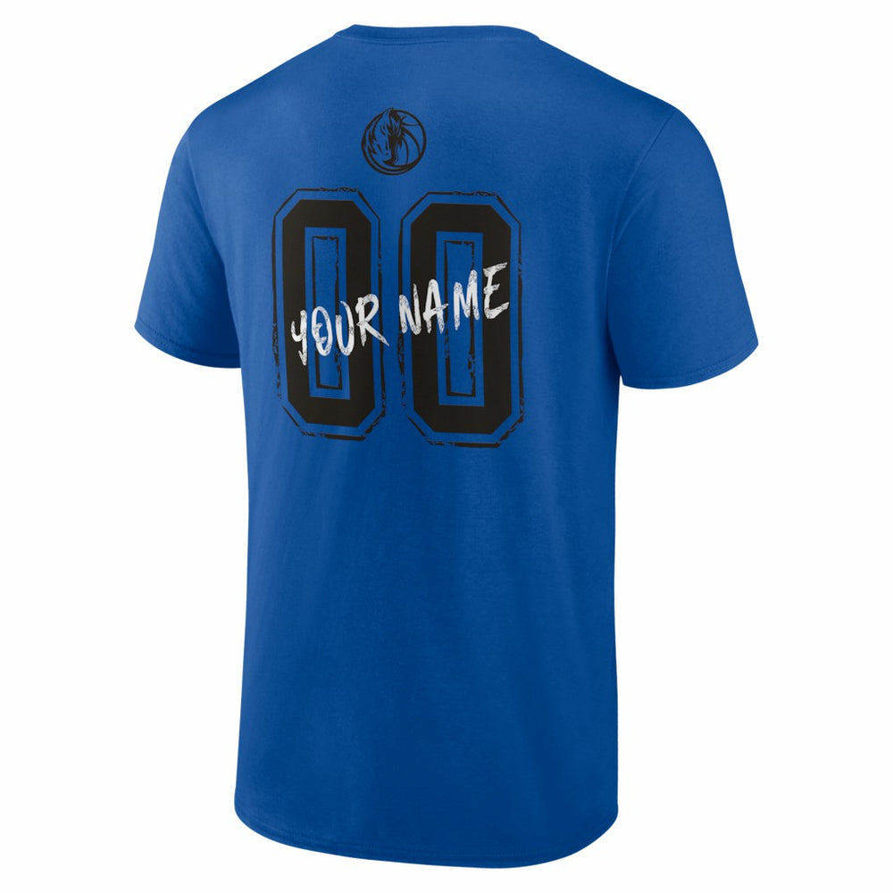 Dallas Mavericks Big & Tall Hustle Personalized Name & Number T-Shirt sale On Sale