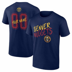 Denver Nuggets Big & Tall Hustle Personalized Name & Number T-Shirt sale On Sale