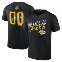 Los Angeles Lakers Big & Tall Hustle Personalized Name & Number T-Shirt For Sale
