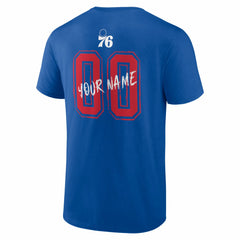 Philadelphia 76ers Big & Tall Hustle Personalized Name & Number T-Shirt Online