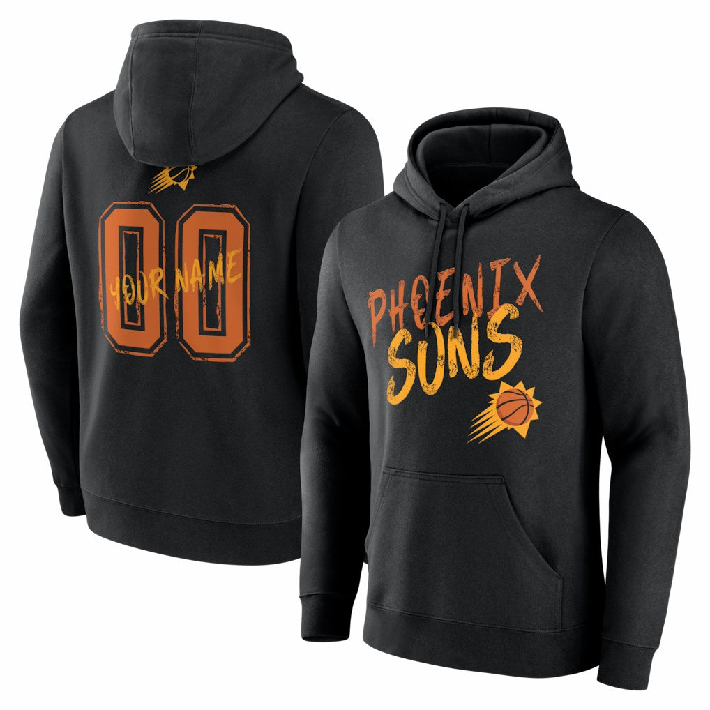 Phoenix Suns Big & Tall Hustle Personalized Name & Number Hoodie sale New