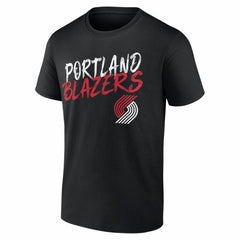 Portland Trail Blazers Big & Tall Hustle Personalized Name & Number T-Shirt On Sale