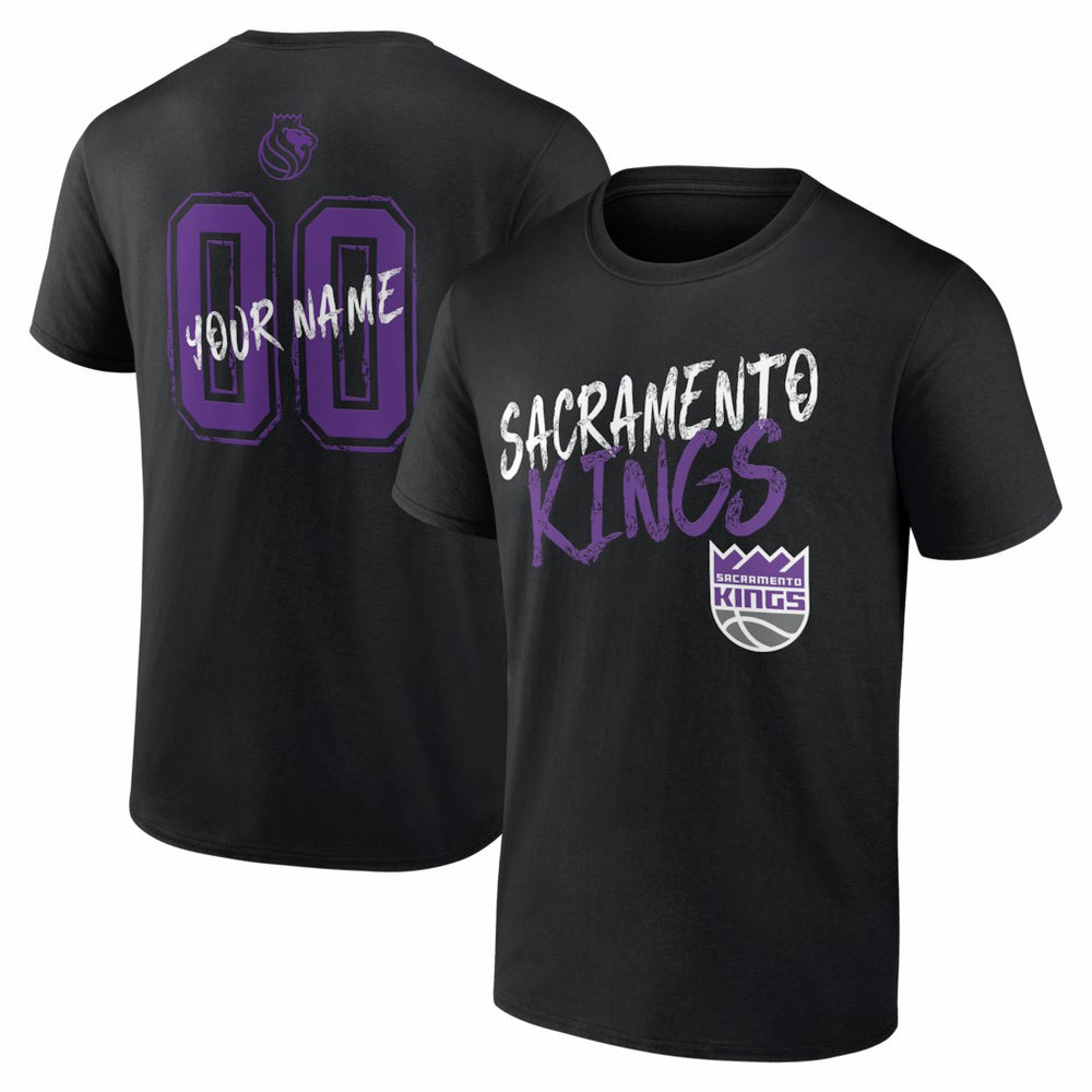 Sacramento Kings Big & Tall Hustle Personalized Name & Number T-Shirt Online