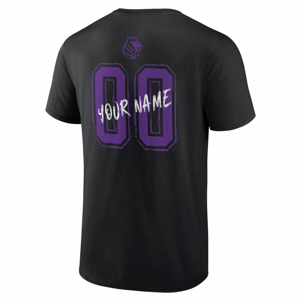 Sacramento Kings Big & Tall Hustle Personalized Name & Number T-Shirt Online