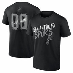San Antonio Spurs Big & Tall Hustle Personalized Name & Number T-Shirt On Sale