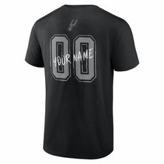 San Antonio Spurs Big & Tall Hustle Personalized Name & Number T-Shirt On Sale