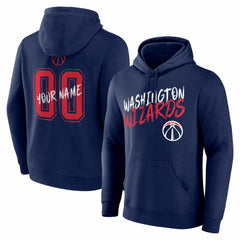 Washington Wizards Big & Tall Hustle Personalized Name & Number Hoodie Online