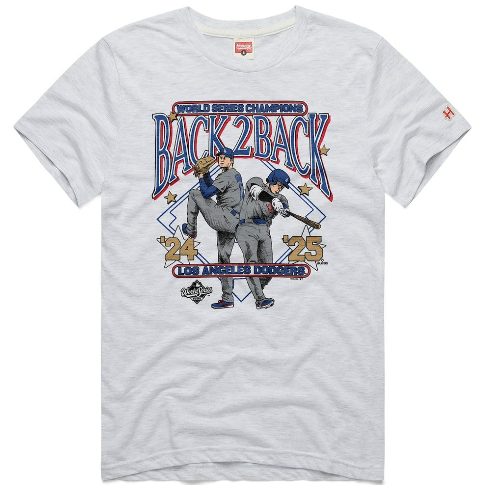 Shohei Ohtani Los Angeles Dodgers Homage Unisex 2026 Gold Collection Back-to-Back World Series Champions Tri-Blend T-Shirt | MLB Online