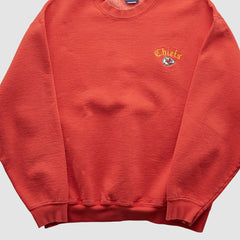 Kansas City Chiefs Fanatics Galt Sand 90s Pullover Sweatshirt