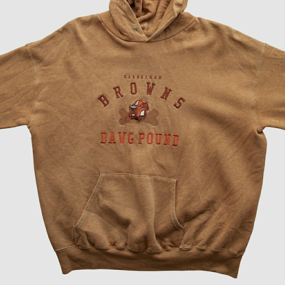 Cleveland Browns Fanatics Lee Apparel 90s Hooded Pullover Sweatshirt