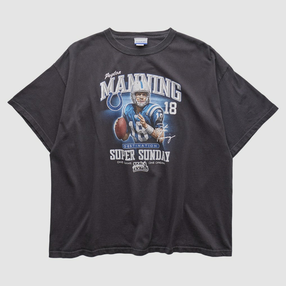 Indianapolis Colts Fanatics Payton Manning Super Bowl XLI Reebok 2000s T-shirt