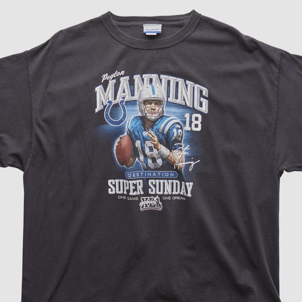Indianapolis Colts Fanatics Payton Manning Super Bowl XLI Reebok 2000s T-shirt