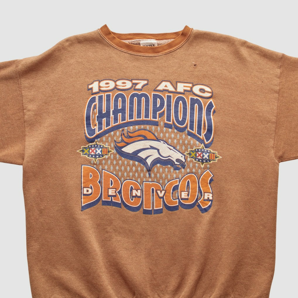 Denver Broncos Fanatics Tultex 1997 Pullover Sweatshirt