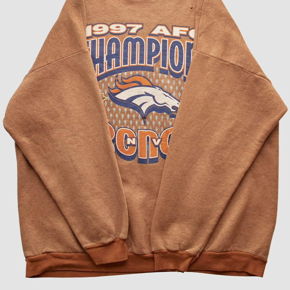 Denver Broncos Fanatics Tultex 1997 Pullover Sweatshirt
