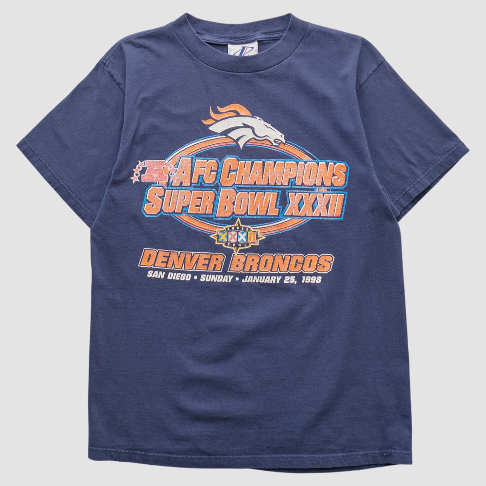 Denver Broncos Fanatics Logo Athletic 1998 T-shirt