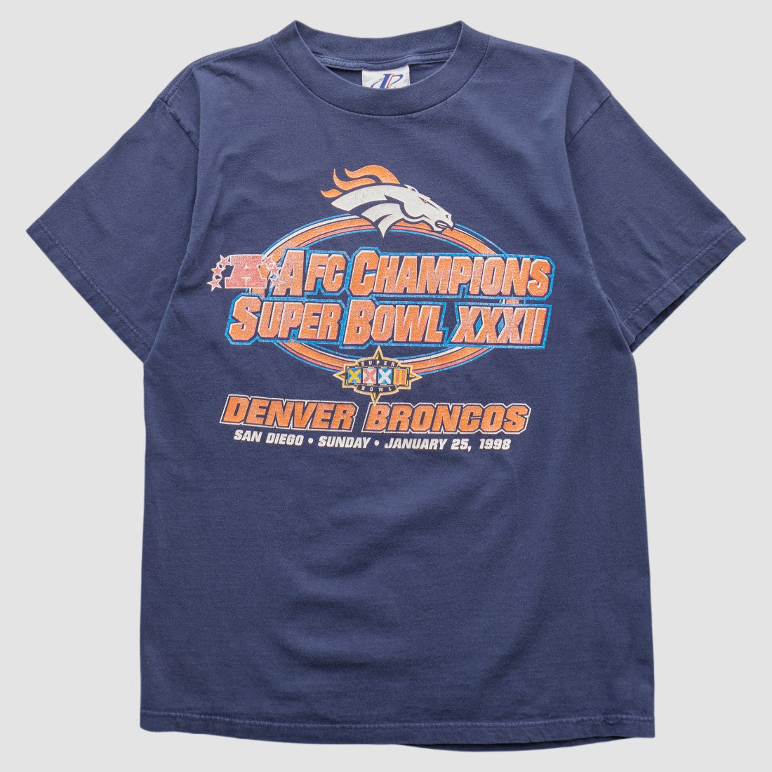 Denver Broncos Fanatics Logo Athletic 1998 T-shirt