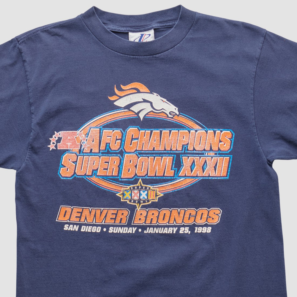 Denver Broncos Fanatics Logo Athletic 1998 T-shirt