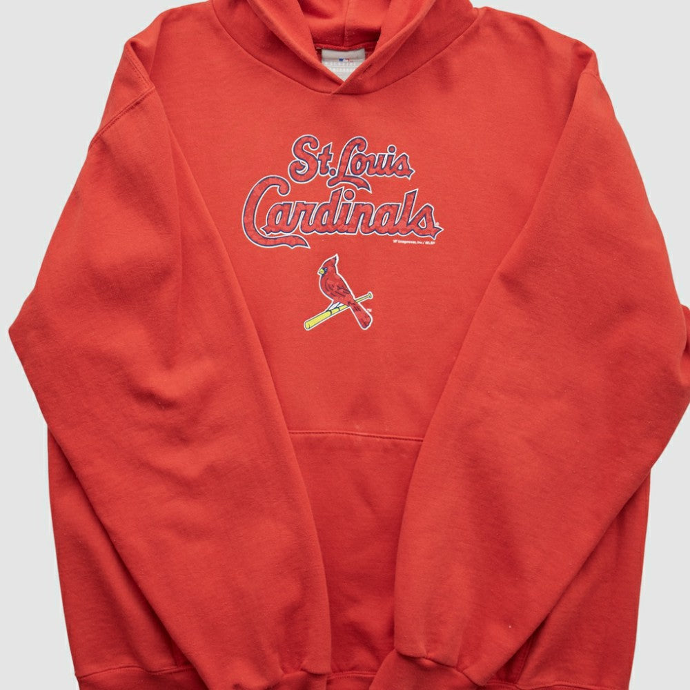 St. Louis Cardinals Genuine Merchandise 2000s Hooded Pullover Sweatshirt | MLB Shop