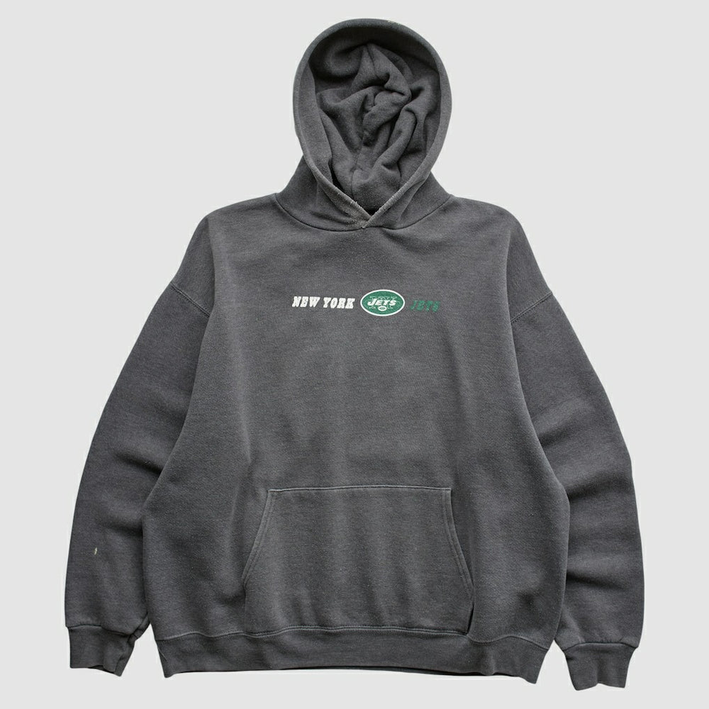 New York Jets Fanatics Team Edition Apparel 2000s Hooded Pullover Sweatshirt