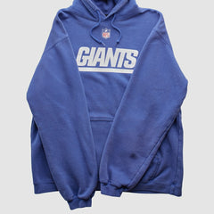 New York Giants Fanatics Reebok 2000s Hooded Pullover Sweatshirt